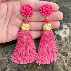 NWOT Lisi Lerch Coco Tassel Earrings